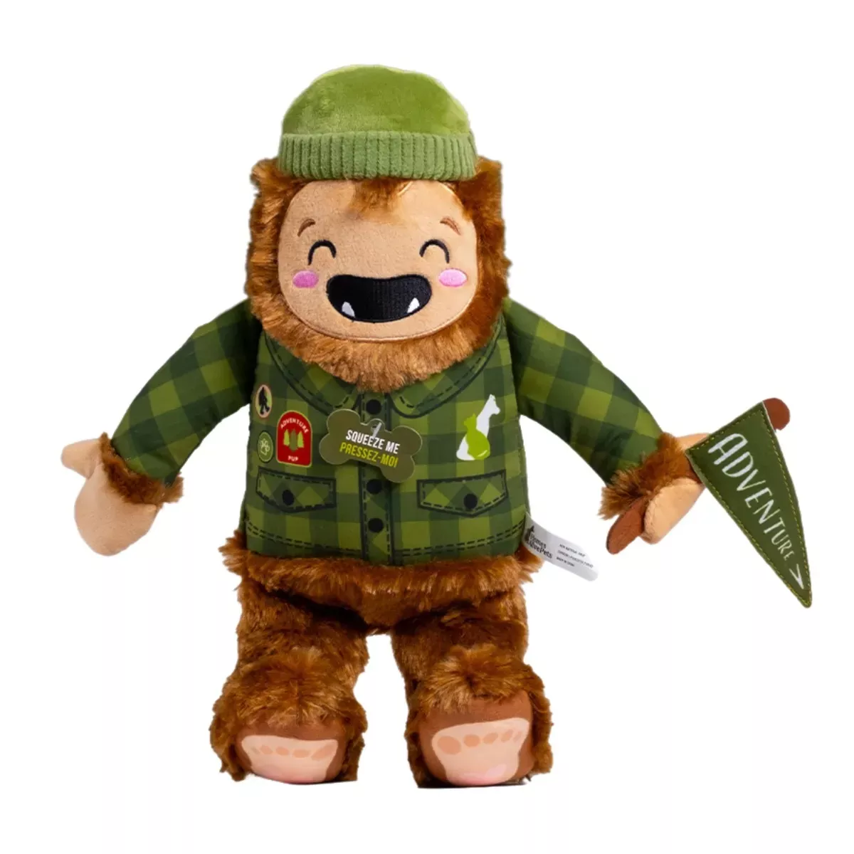 Homes Alive Pets Dog Toy - Sonny The Sasquatch