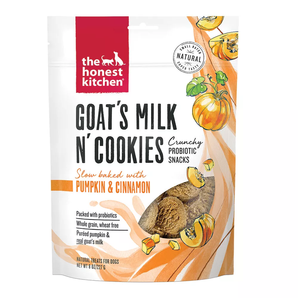 The Honest Kitchen, Goat's Milk & Cookies, Pumpkin - Dog Biscuit