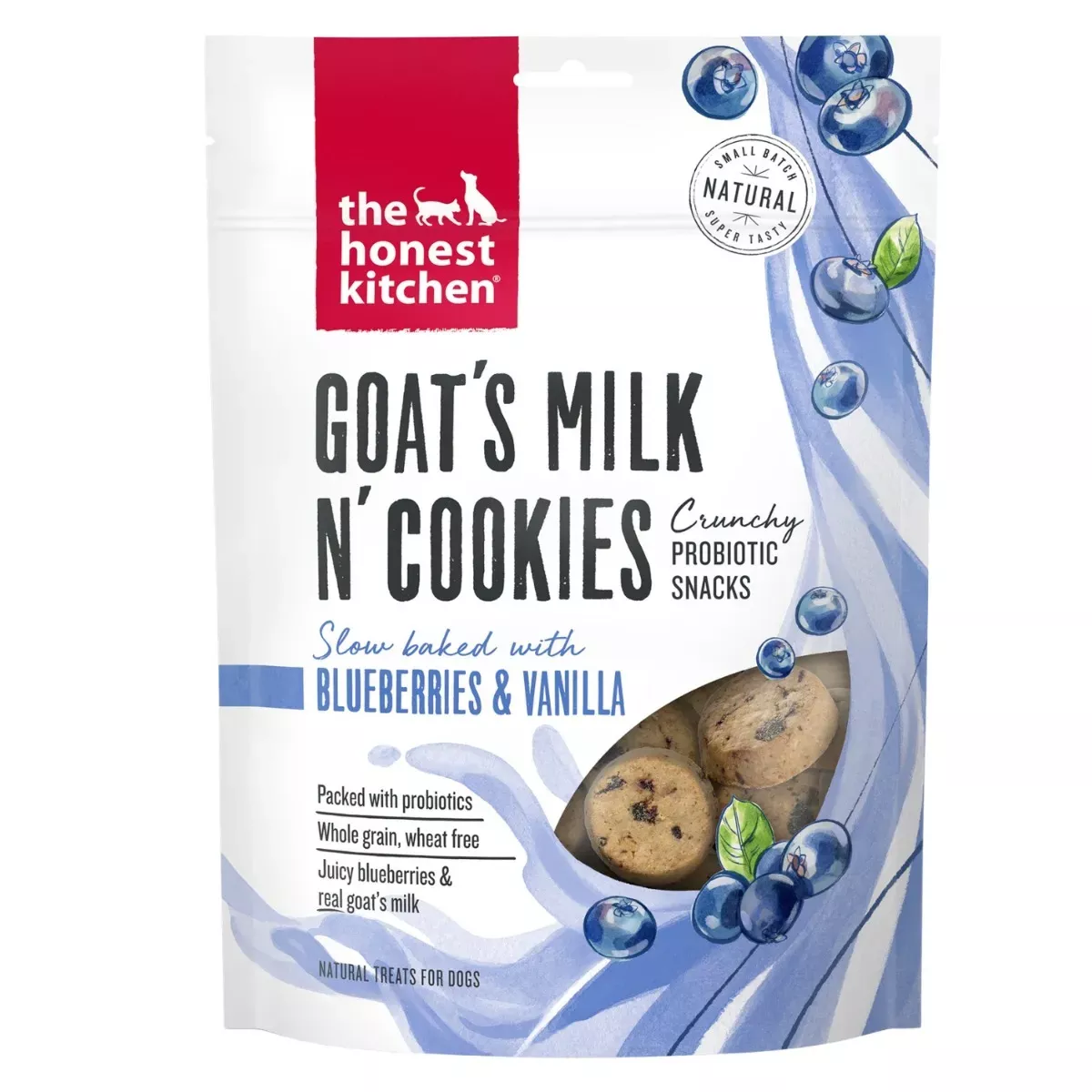 The Honest Kitchen Goat's Milk N' Cookies Treats for Dogs - Blueberries & Vanilla Recipe