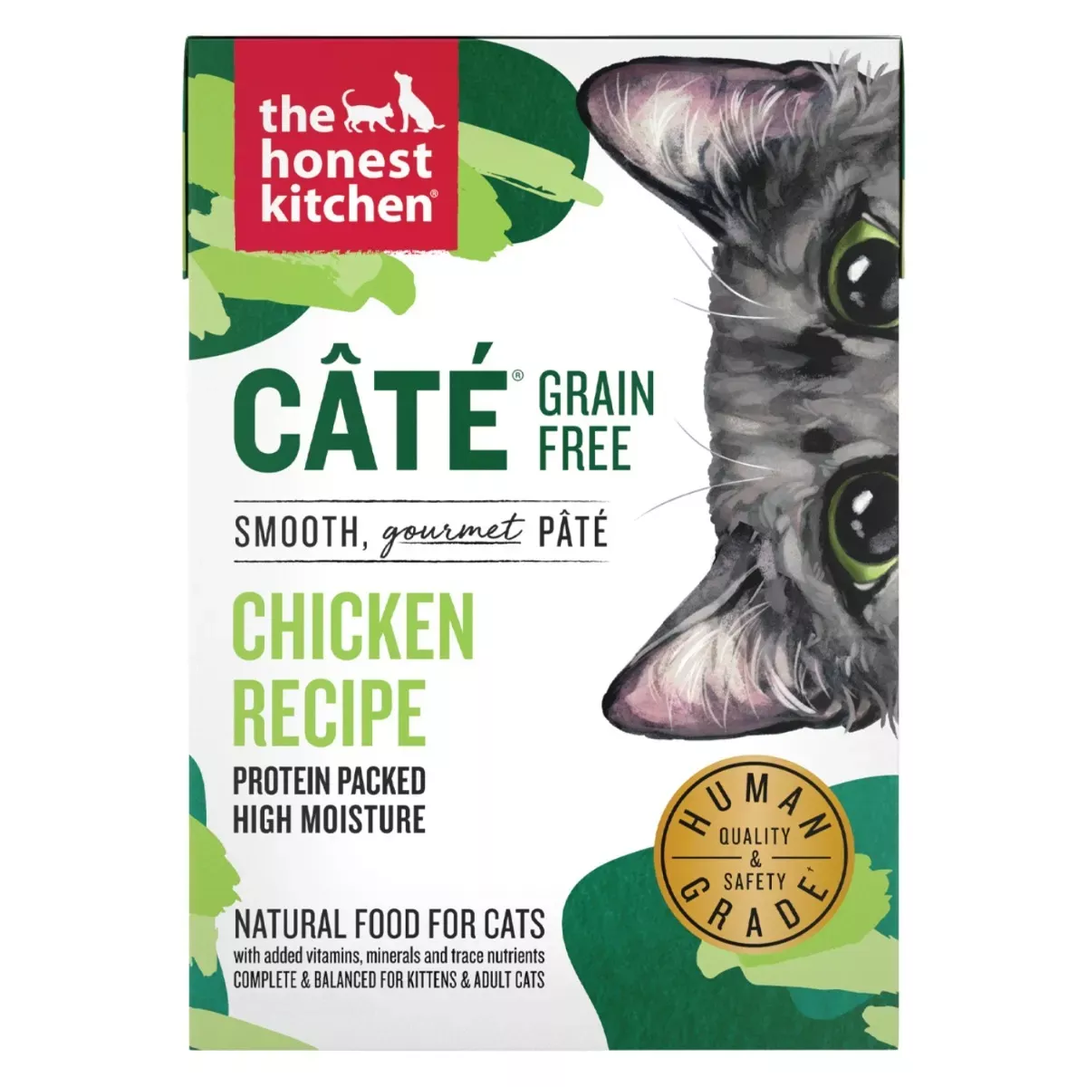 The Honest Kitchen Grain-Free Câté Wet Food for Cats - Chicken Recipe