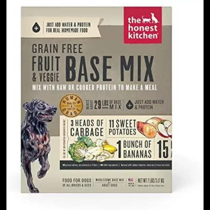 The Honest Kitchen Grain Free Fruit & Veggie Dehydrated Base Mix for Dogs