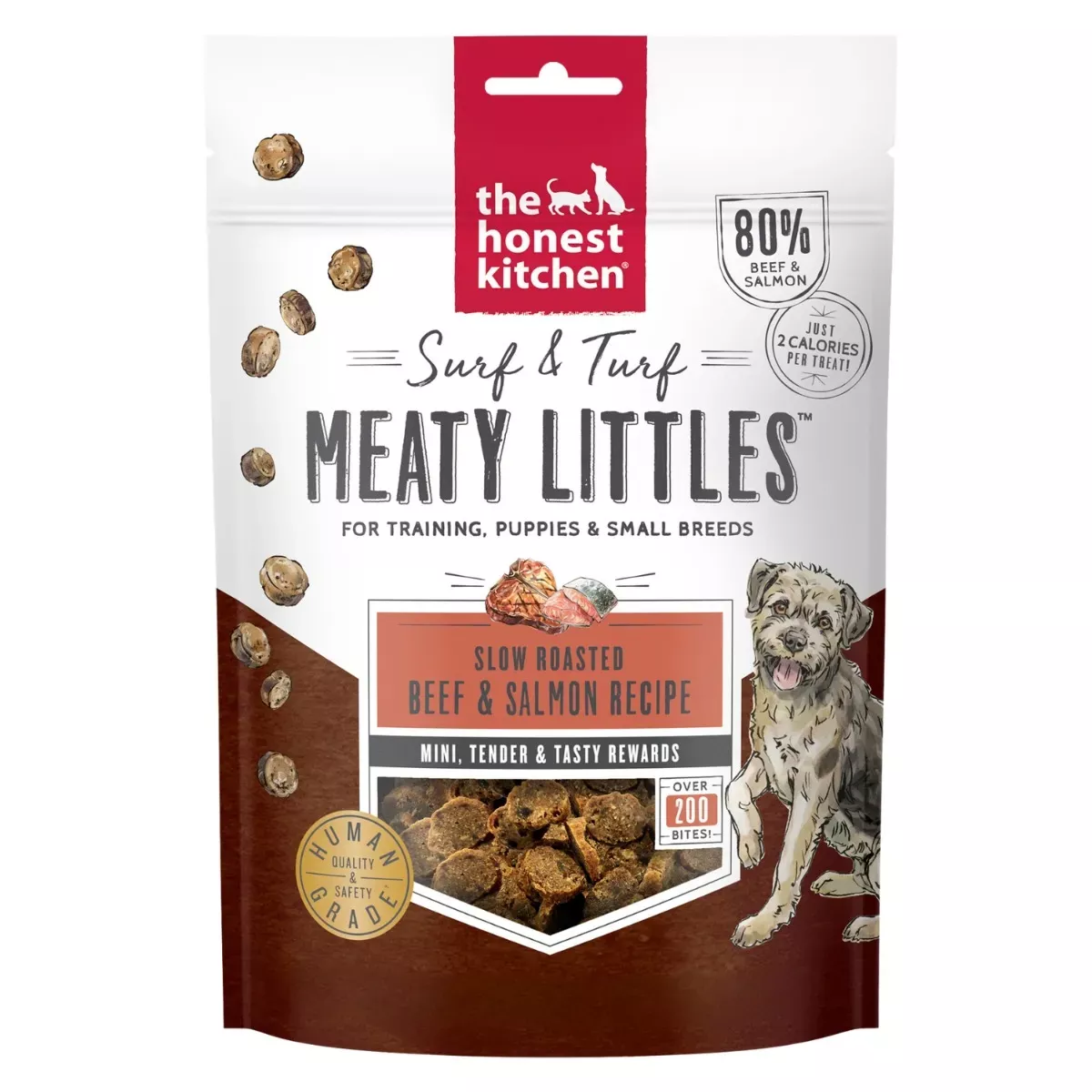 The Honest Kitchen Meaty Littles Treats for Dogs - Beef & Salmon Recipe