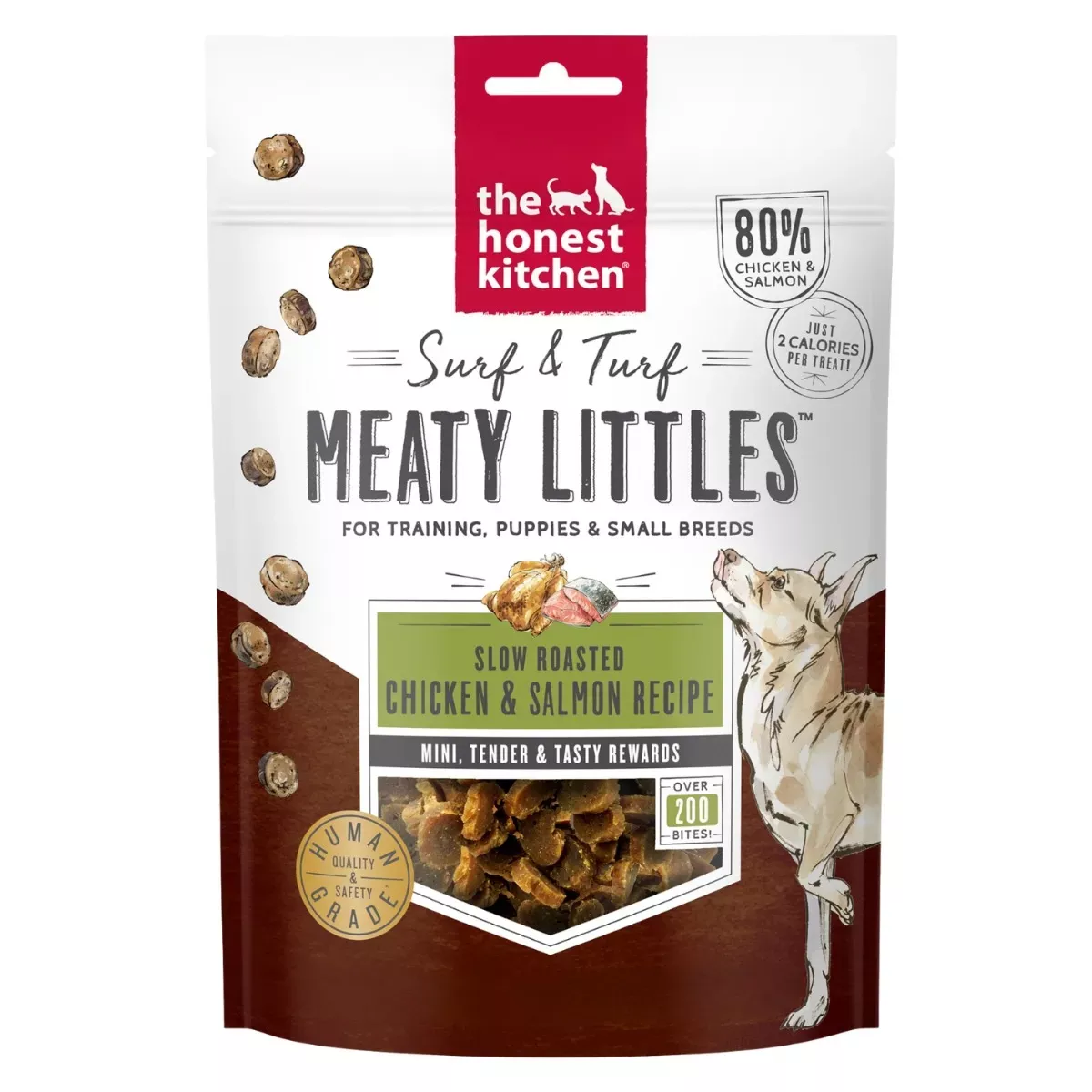 The Honest Kitchen Meaty Littles Treats for Dogs - Chicken & Salmon Recipe