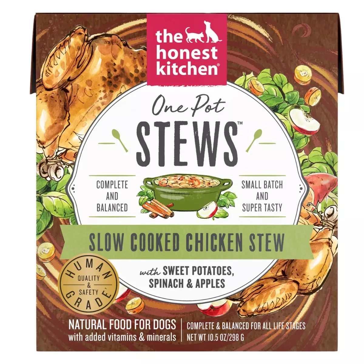 The Honest Kitchen One Pot Stews for Dogs - Slow Cooked Chicken