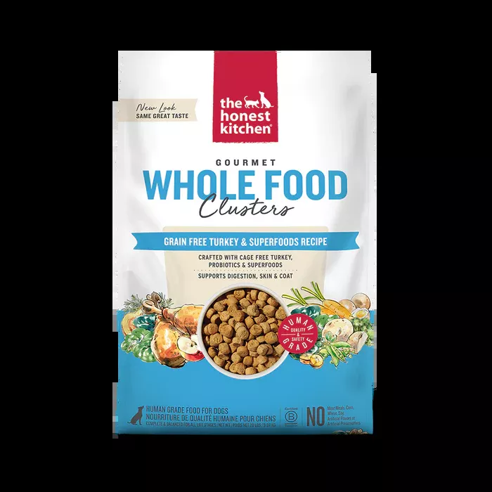 Honest Kitchen Whole Food Clusters Grain Free Turkey Dog Food