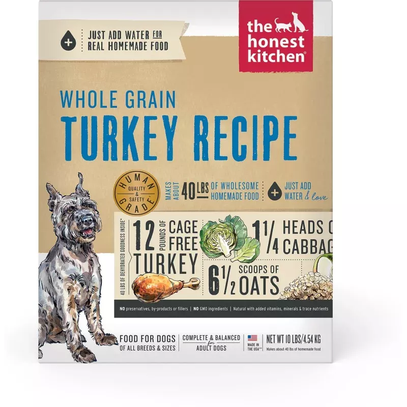 The Honest Kitchen Whole Grain Turkey Recipe Dehydrated Dog Food