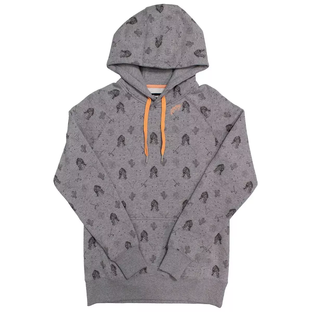 Hooey Plains Ladies' Hoodie, Gray