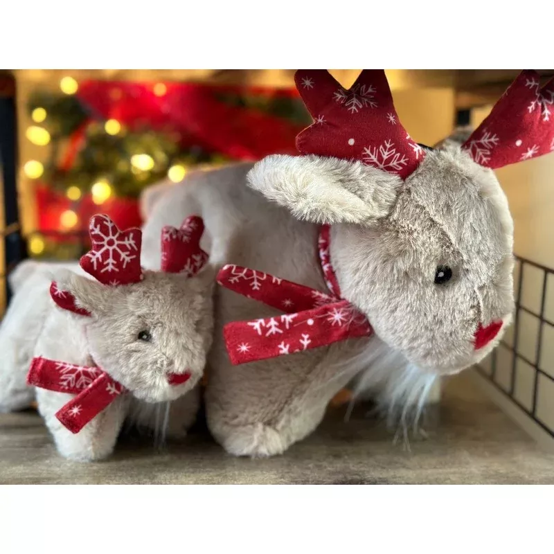 HuggleHounds Jingle all the Way Rudy Reindeer Squooshie