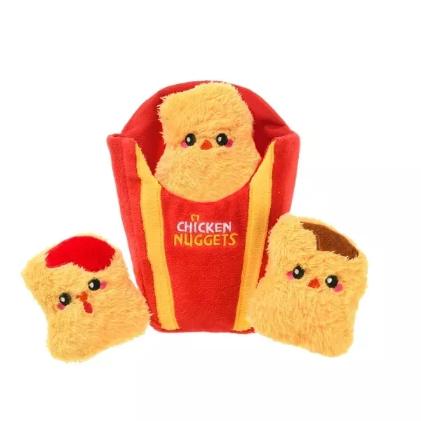 HugSmart Food Party Dog Toy - Chicken Nuggets