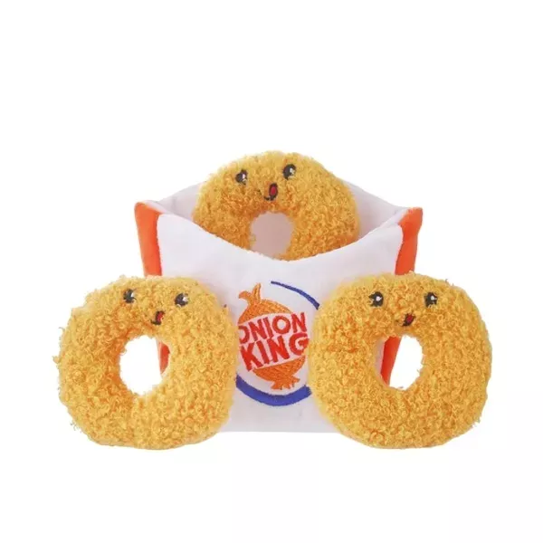 HugSmart Food Party Dog Toy - Onion Ring