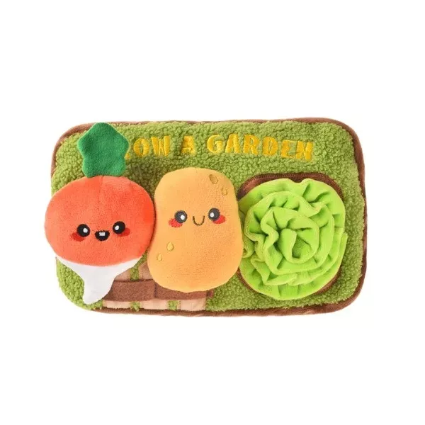 HugSmart Fuzzy Friends Dog Toy - Garden Snuffle
