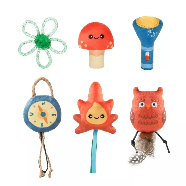 HugSmart Meow Buddies for Cats - Camping Claws Meow Camps