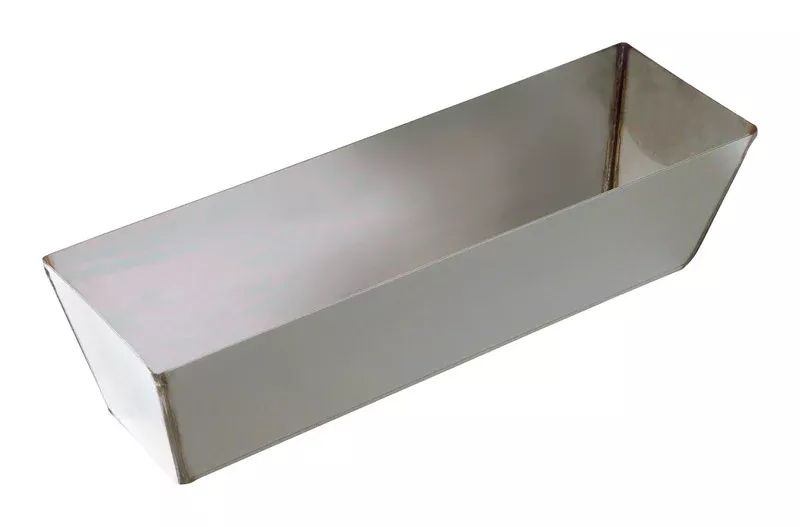 Hyde Tools 09012 Stainless Steel Mud Pan Watertight Heli-arc Welded