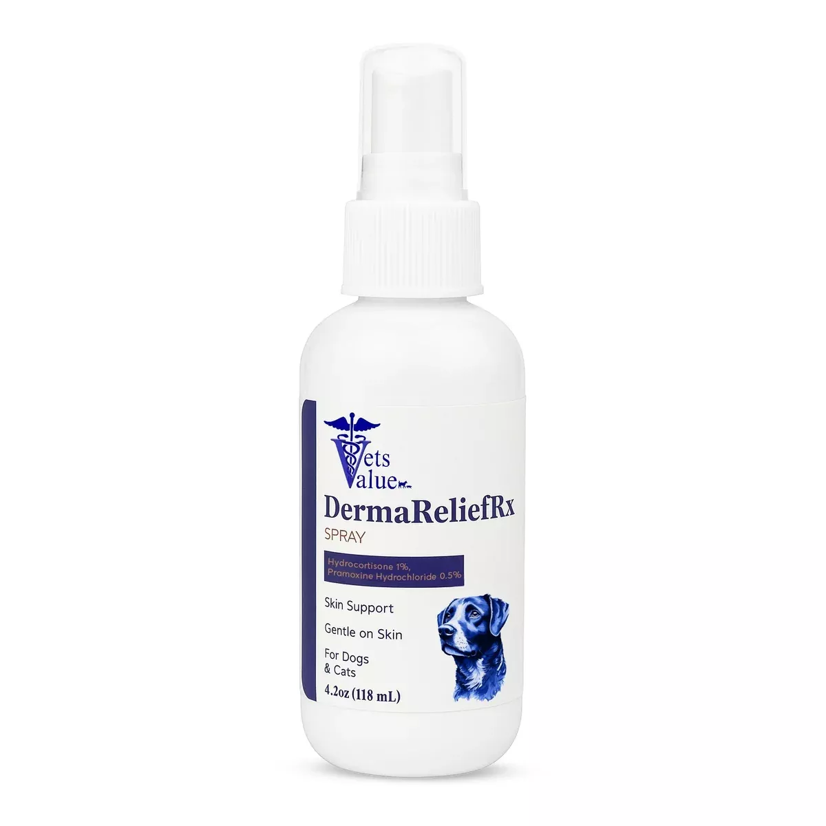 Hydrocortisone Quick Relief Spray for Dogs, Cats & Horses – 4 oz – Supports Minor Skin Irritation Relief – Gentle, Fast-Absorbing Formula – Pet Care Spray for Itchy, Irritated Skin