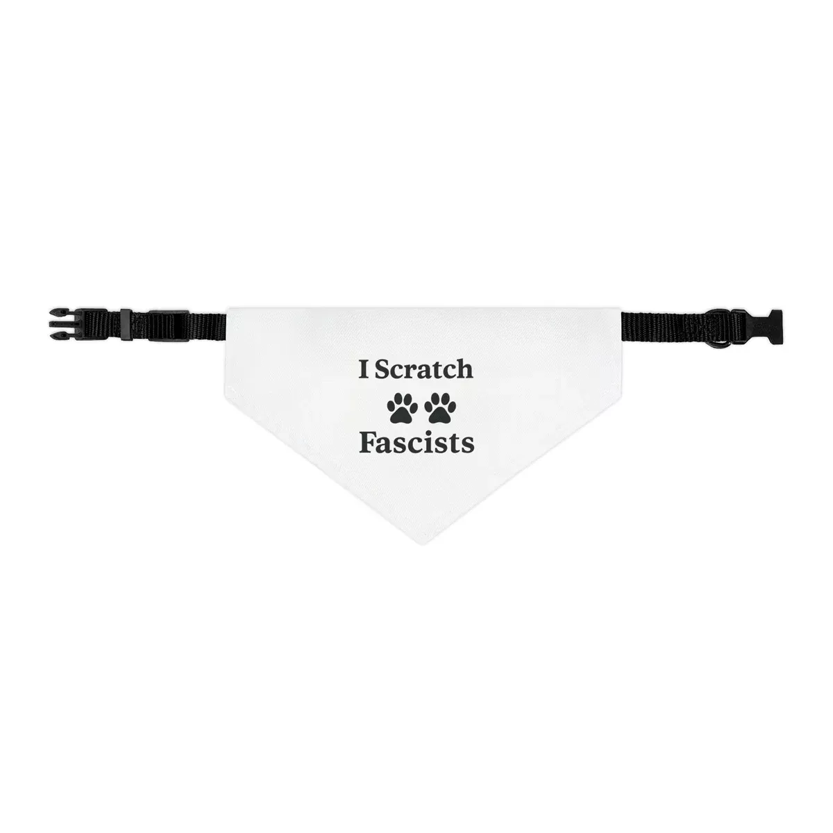I Scratch Fascists Cat Bandana and Collar