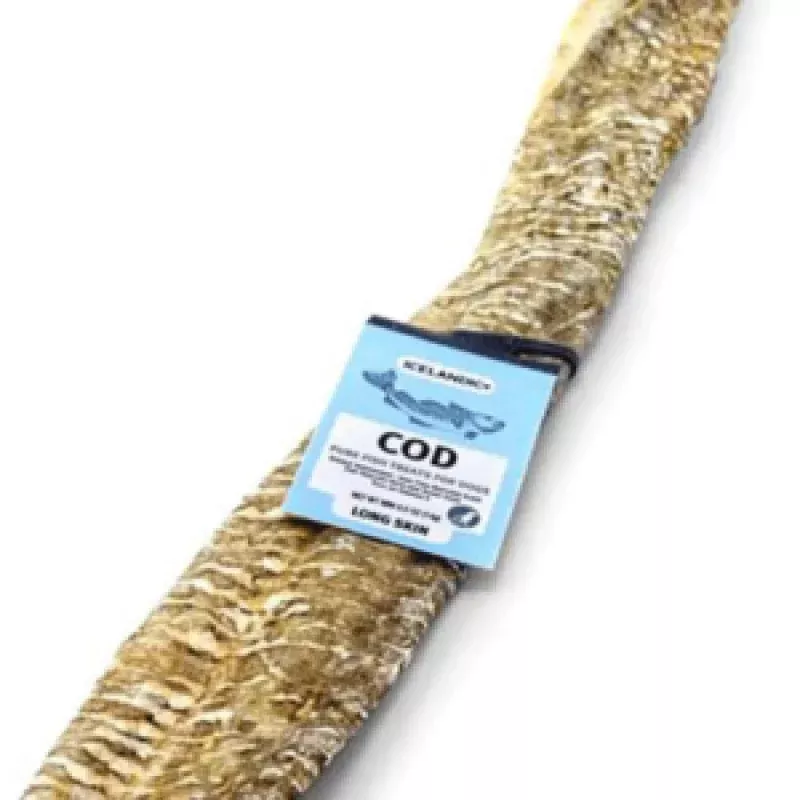 Icelandic+ Dehydrated Cod Skin Strip Dog Chew