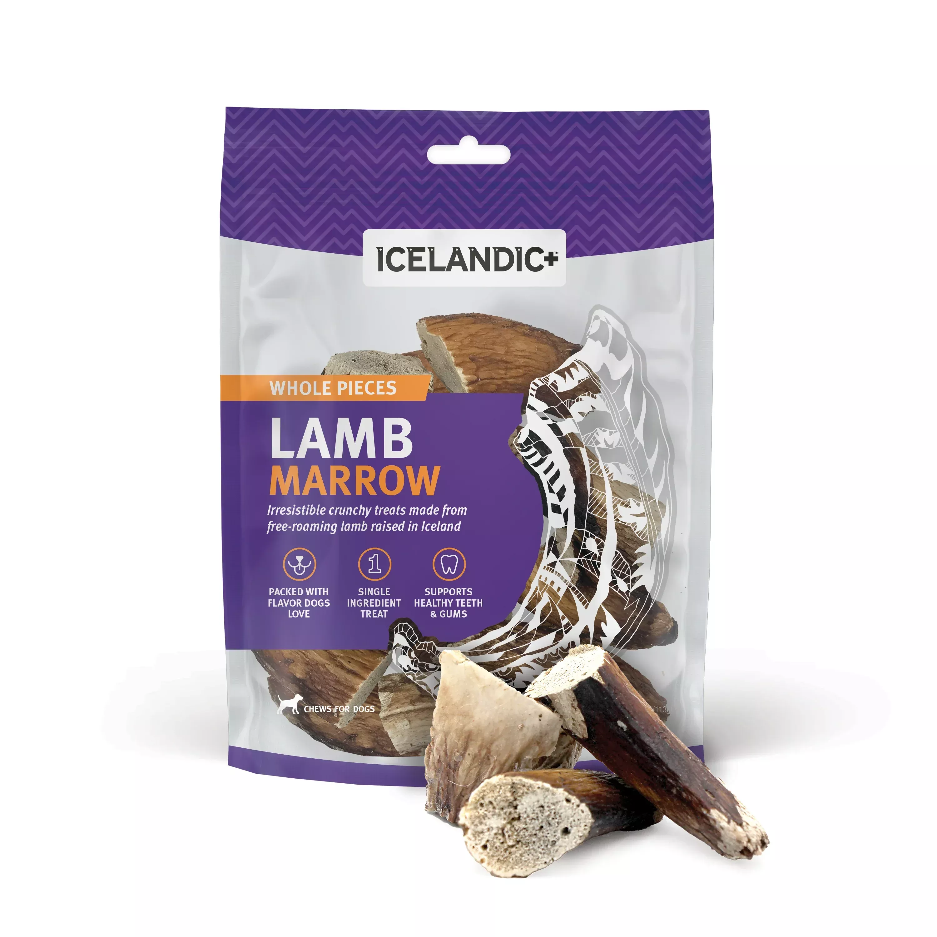 Icelandic Lamb Marrow Whole Pieces 4oz