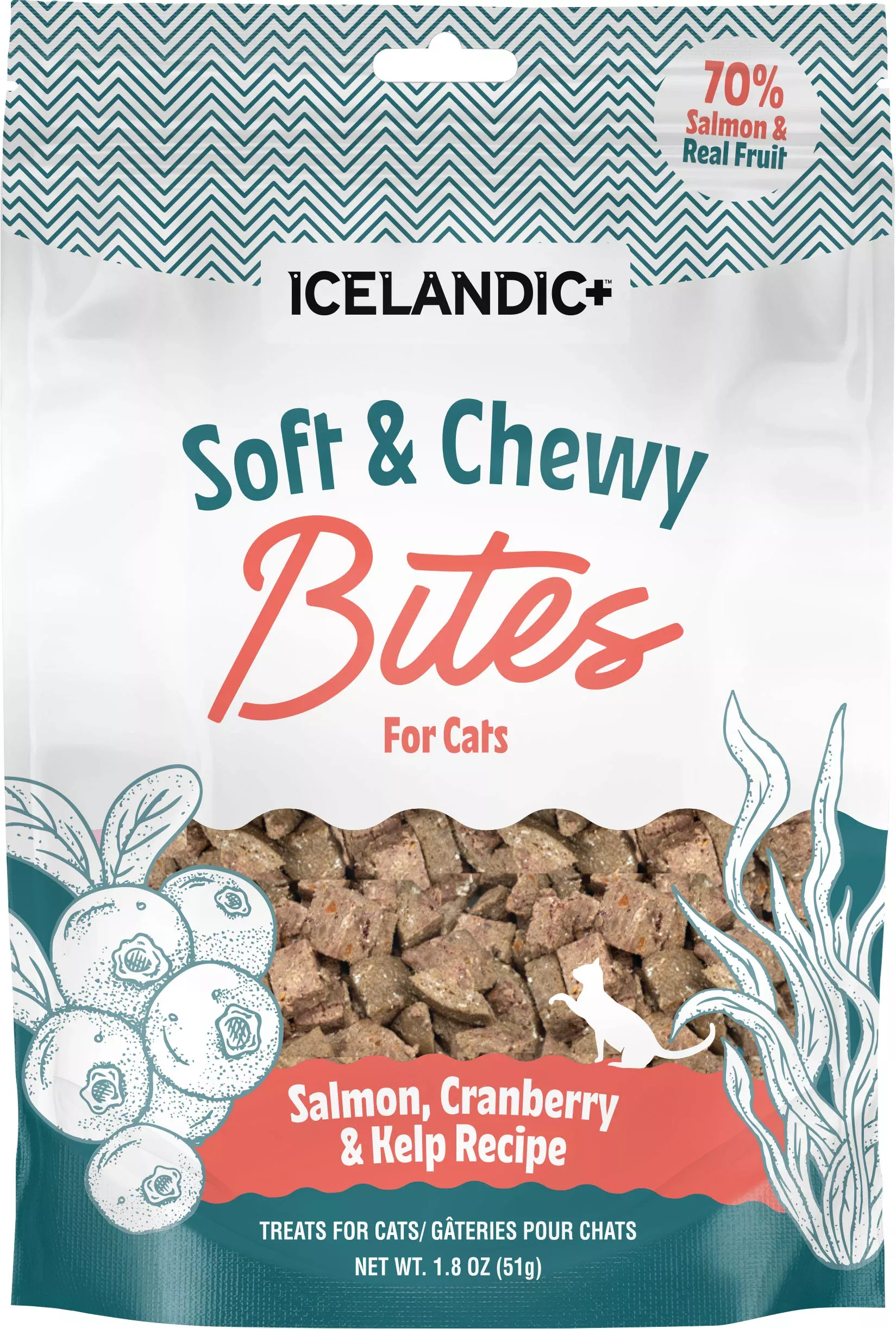 Icelandic+ Soft & Chewy Bites For Cats