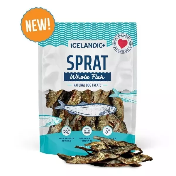 Icelandic+ Whole Fish Dog Treats - Sprat