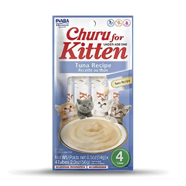 Inaba Churu Purées for Kittens - Tuna Recipe