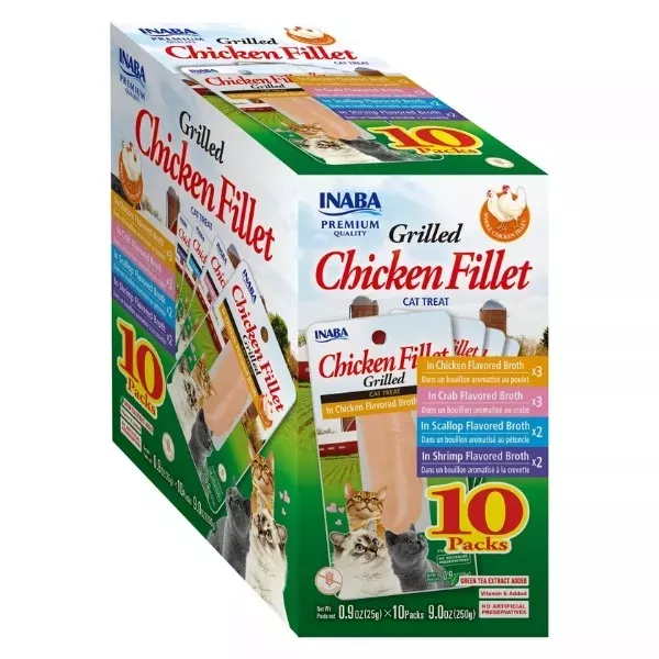 Inaba Grilled Chicken Variety 10 Pack
