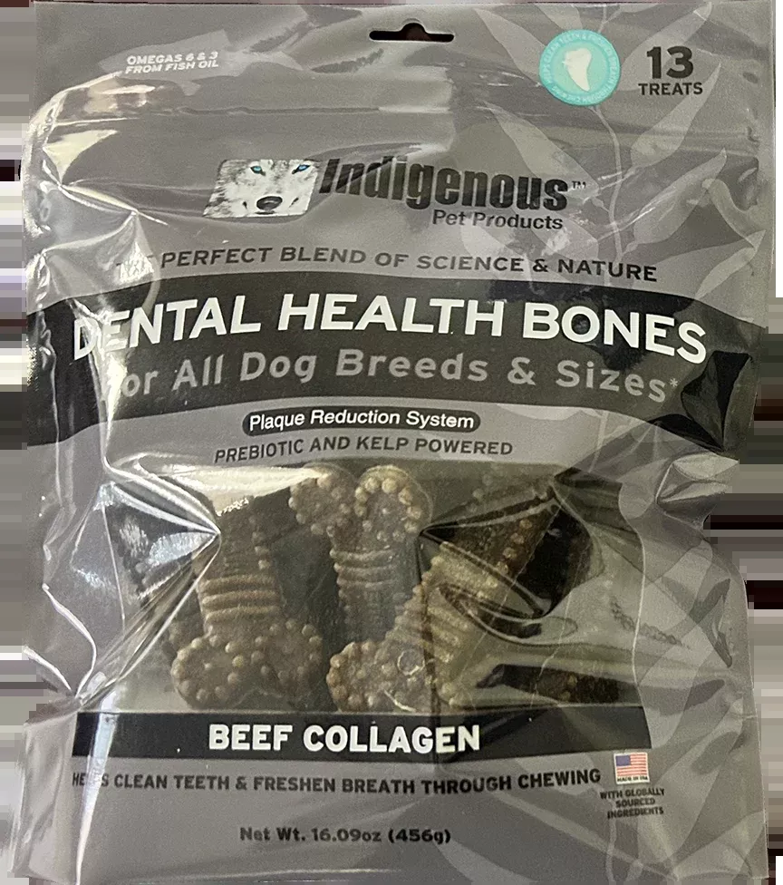 Indigenous Dental Chews Beef Collagen 17oz