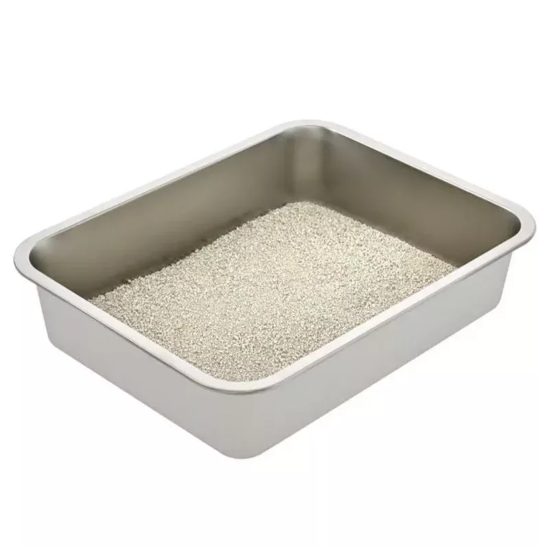 Indipets Stainless Steel Litter Pan 20x14x6"