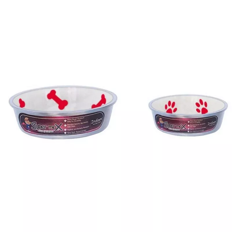 Indipets Super-Max Aluminum Pet Bowl