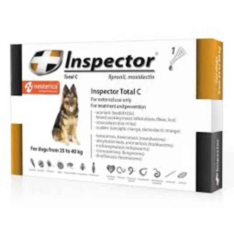 Inspector For Dogs From 25-40 kg (1 Dropper )