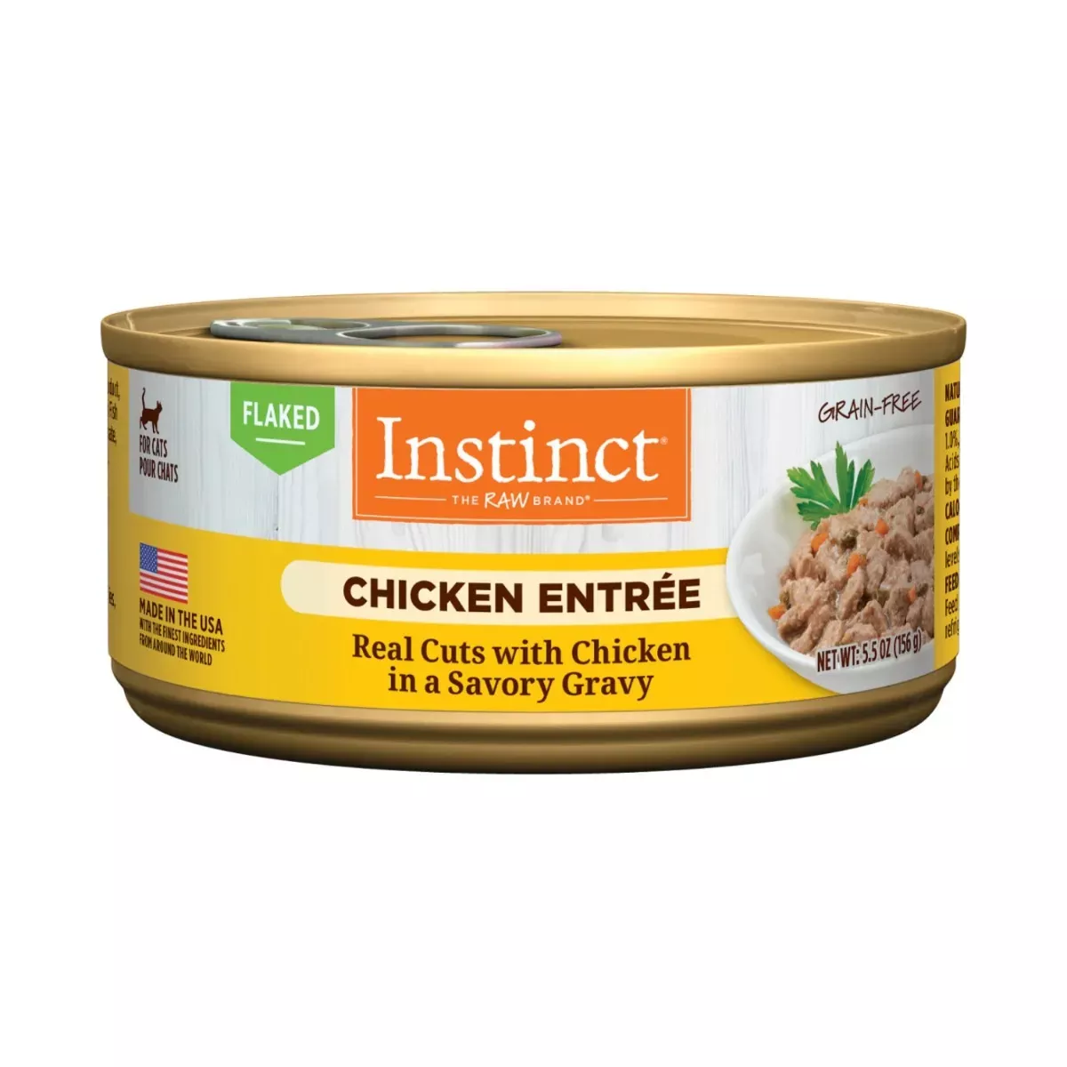 Instinct Flaked Wet Food for Cats - Chicken Entrée