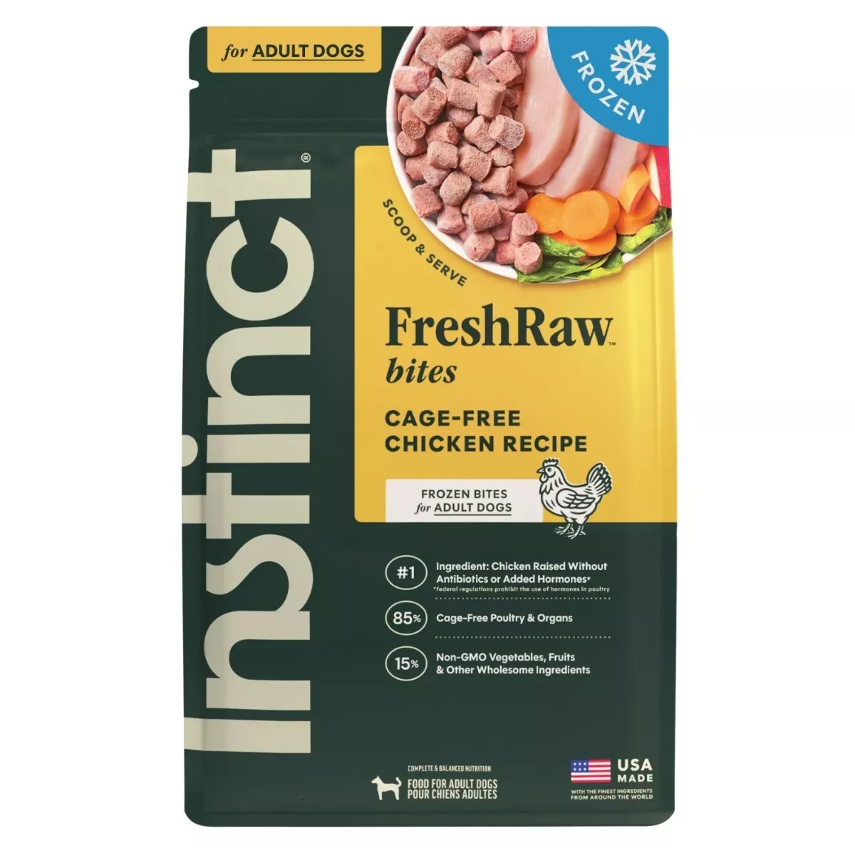 Instinct FreshRaw Bites for Dogs - Chicken Recipe