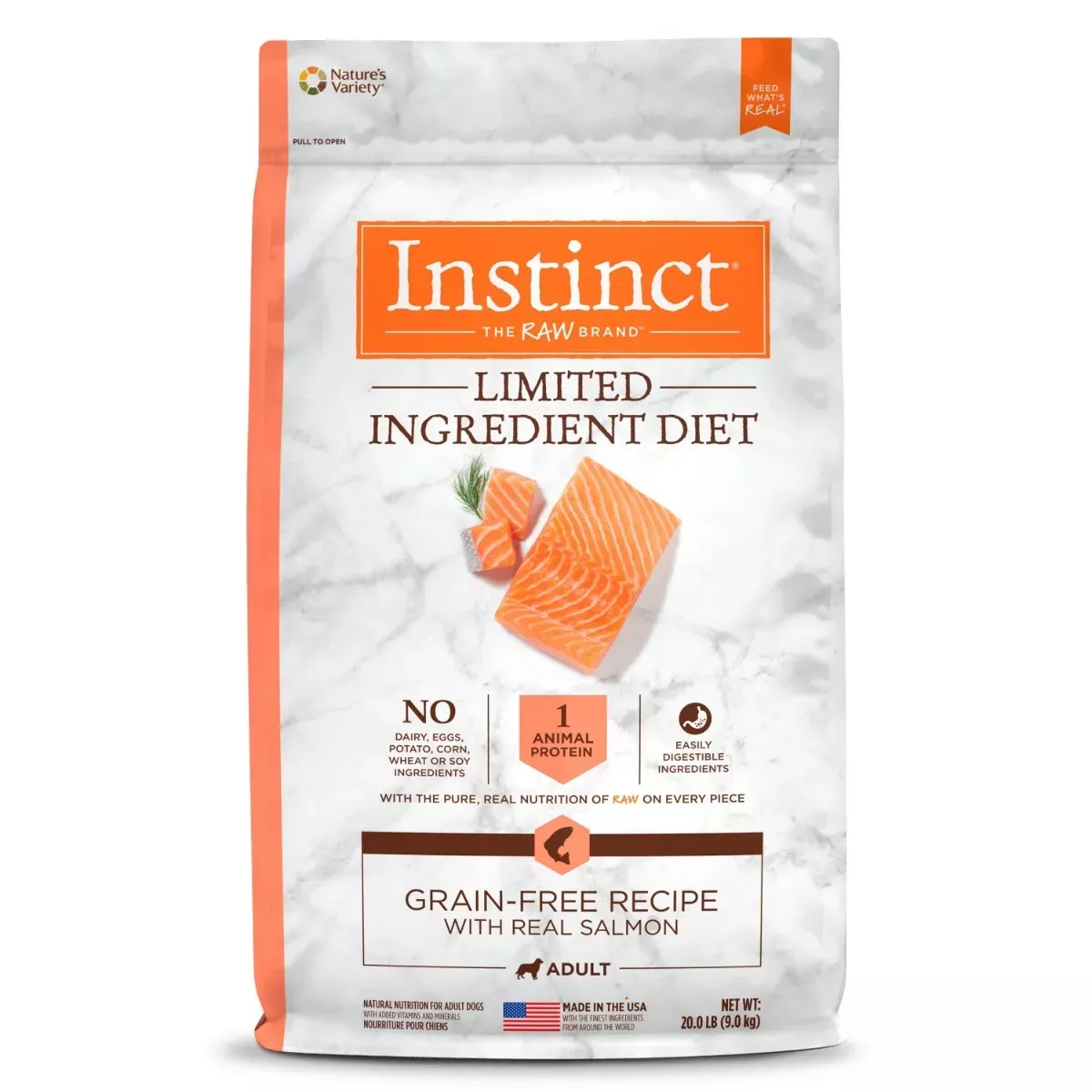 Instinct Limited Ingredient Diet Grain-Free Dry Food for Dogs - Salmon Recipe