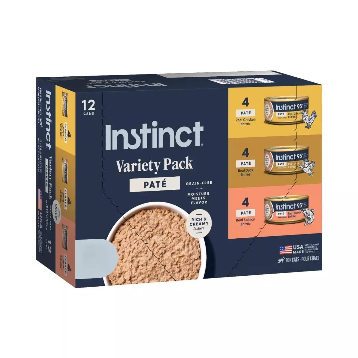 Instinct Original Paté Wet Food for Cats - Variety Pack