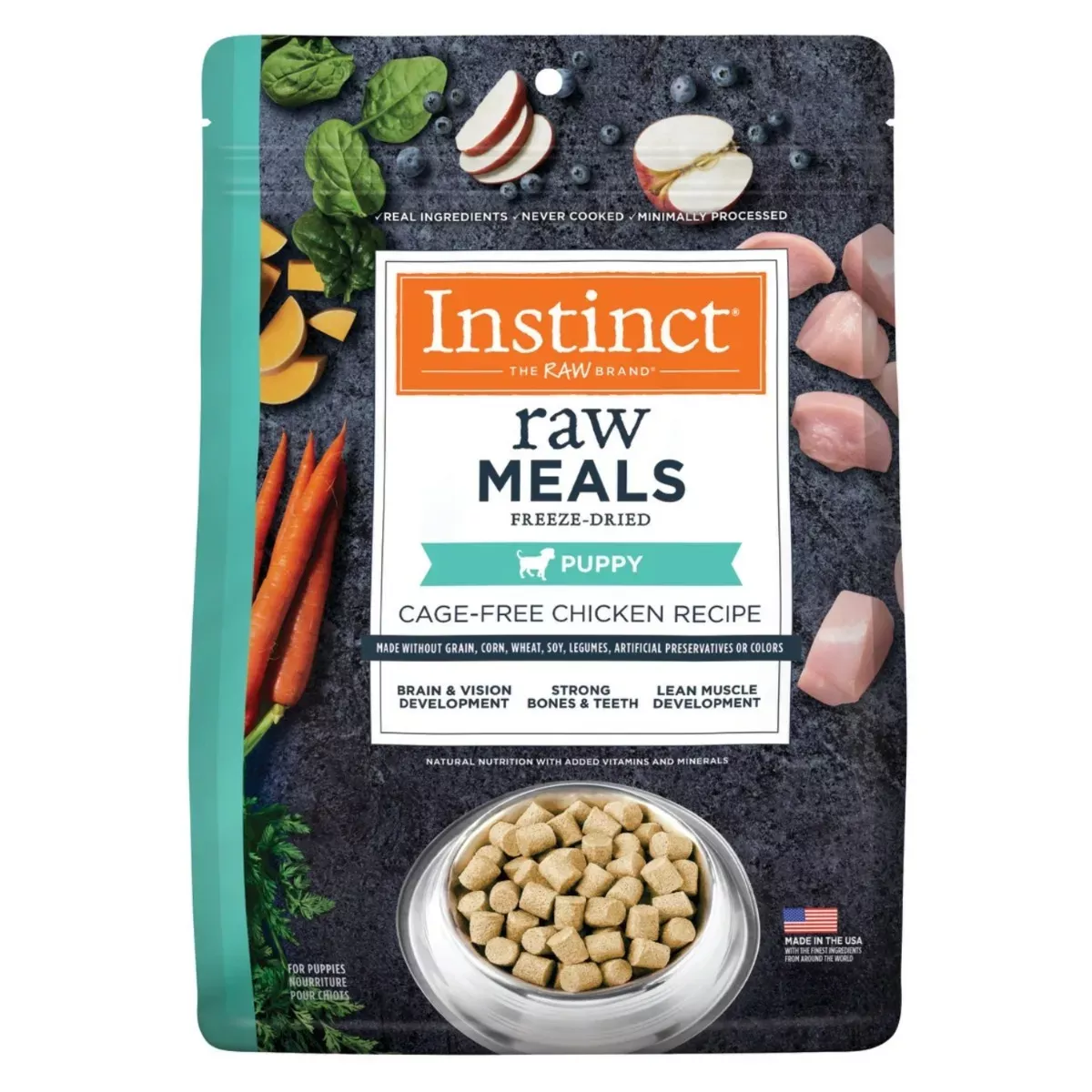 Instinct Raw Freeze-Dried Meals for Puppies - Cage-Free Chicken Recipe
