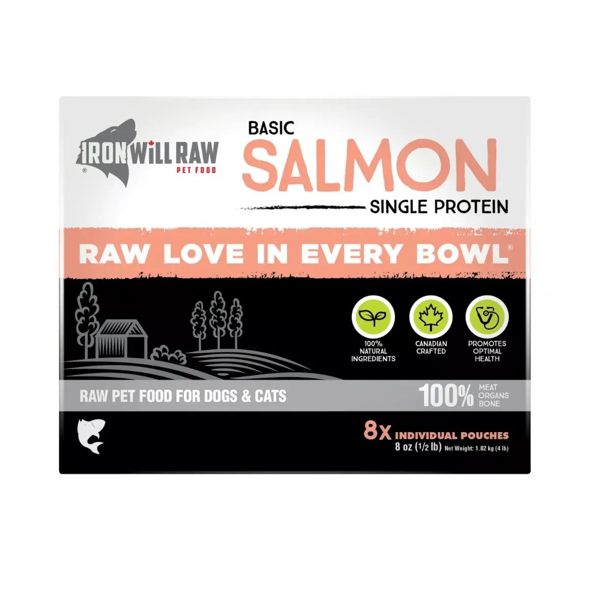 Iron Will Raw Pet Food Basic Meals - Salmon