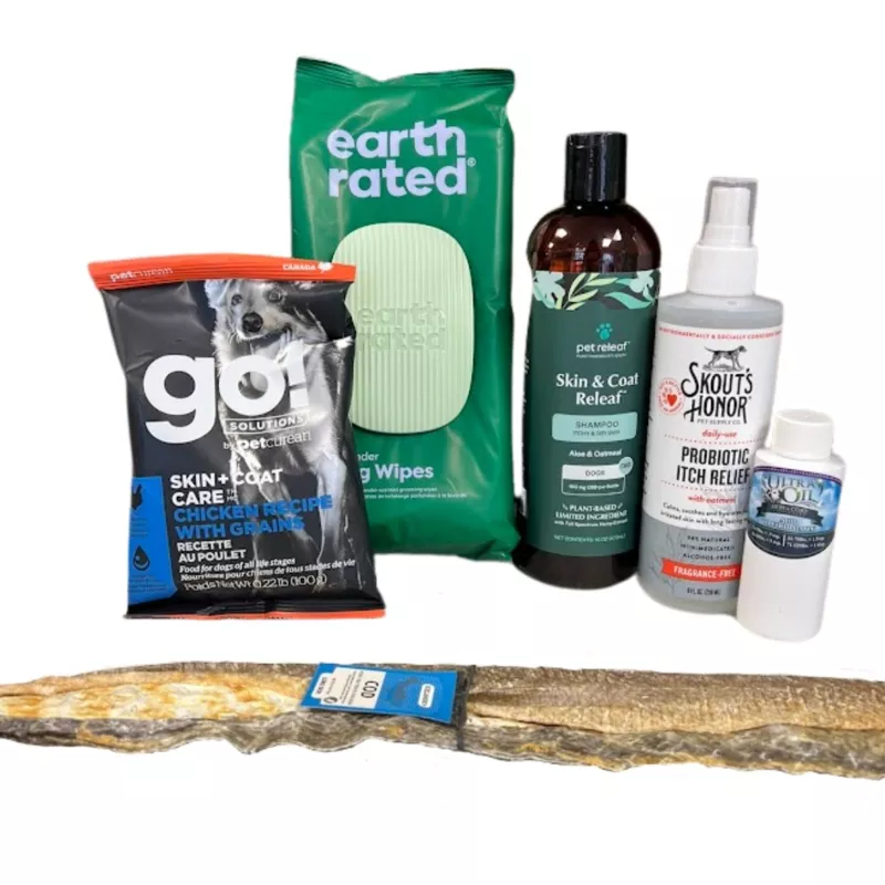 Itchy Dog Rescue Kit (Skin & Coat Care)