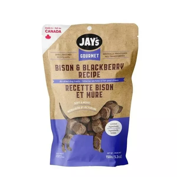 Jay's Gourmet Dog Treats - Bison & Blackberry Recipe