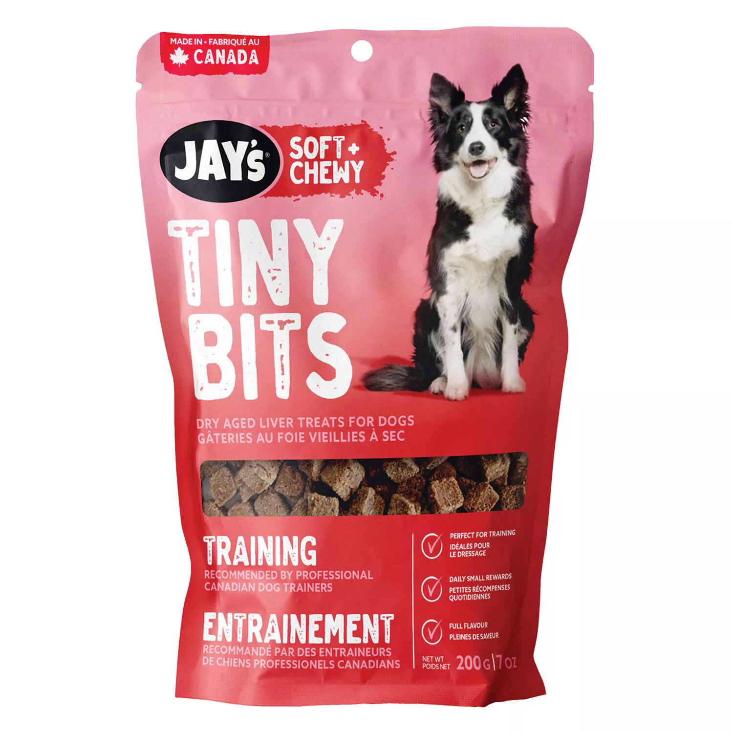 JAY'S TASTY ADVENTURES, Tiny Bits Dog Training Treats - Dry Aged Liver