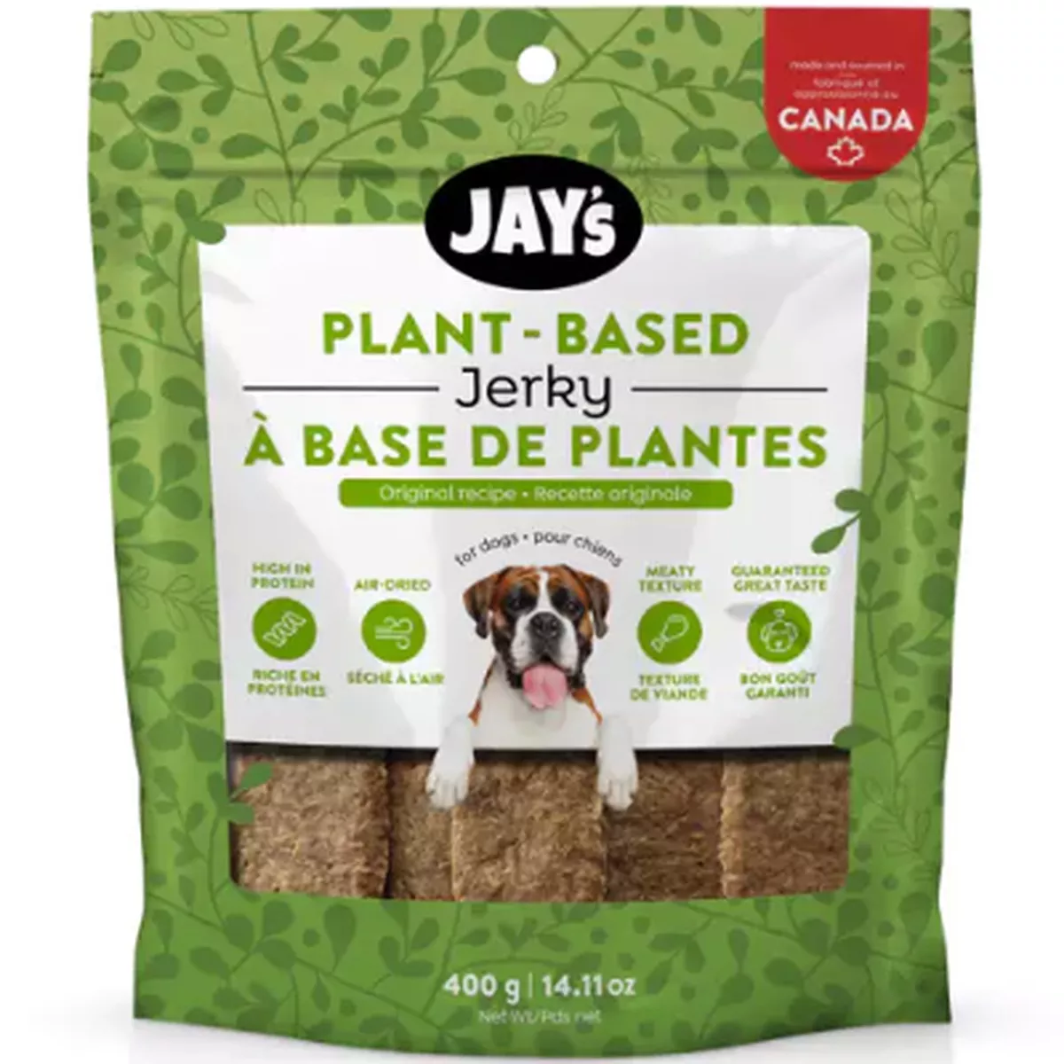 Jays Original Plant-Based Dog Jerky Treats