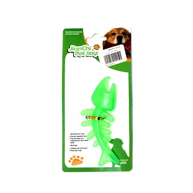 Jianchi Fish Shaped Teether – Dog Toy green