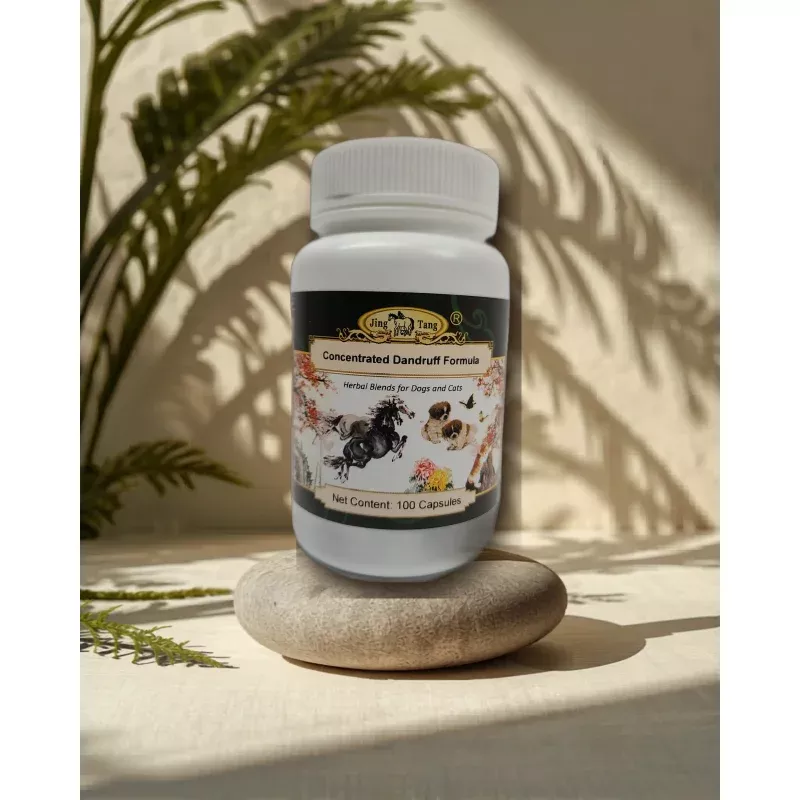 Jing Tang Herbals: Concentrated Dandruff Formula 0.5g capsule (100 capsule bottle)