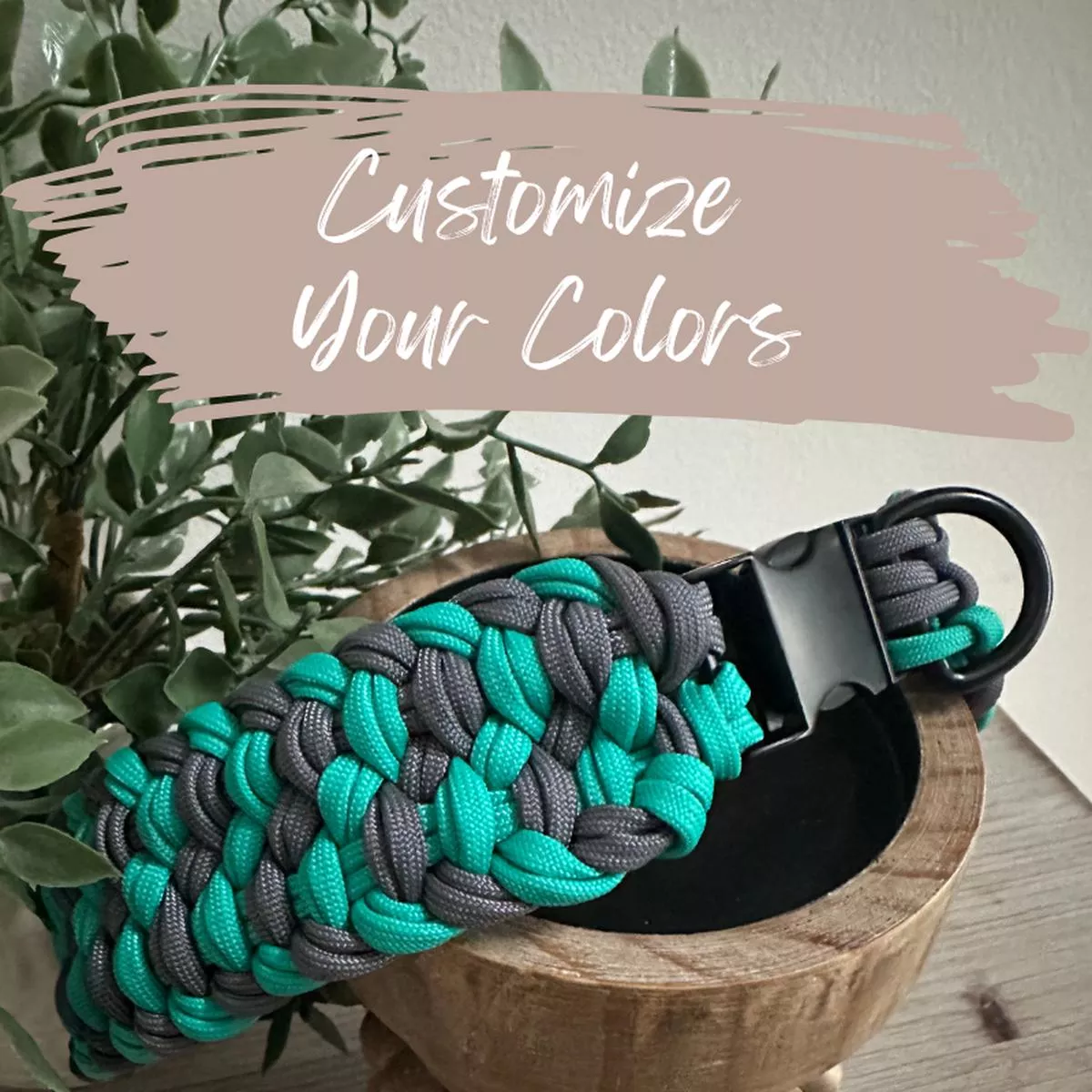 Josephine Braid Handmade Dog Collar – Customize Your Colors