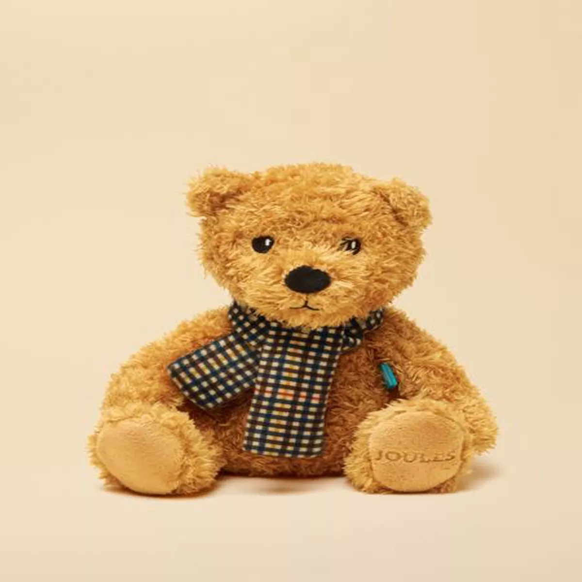 Joules - Traditional Bear with Henson Check Scarf