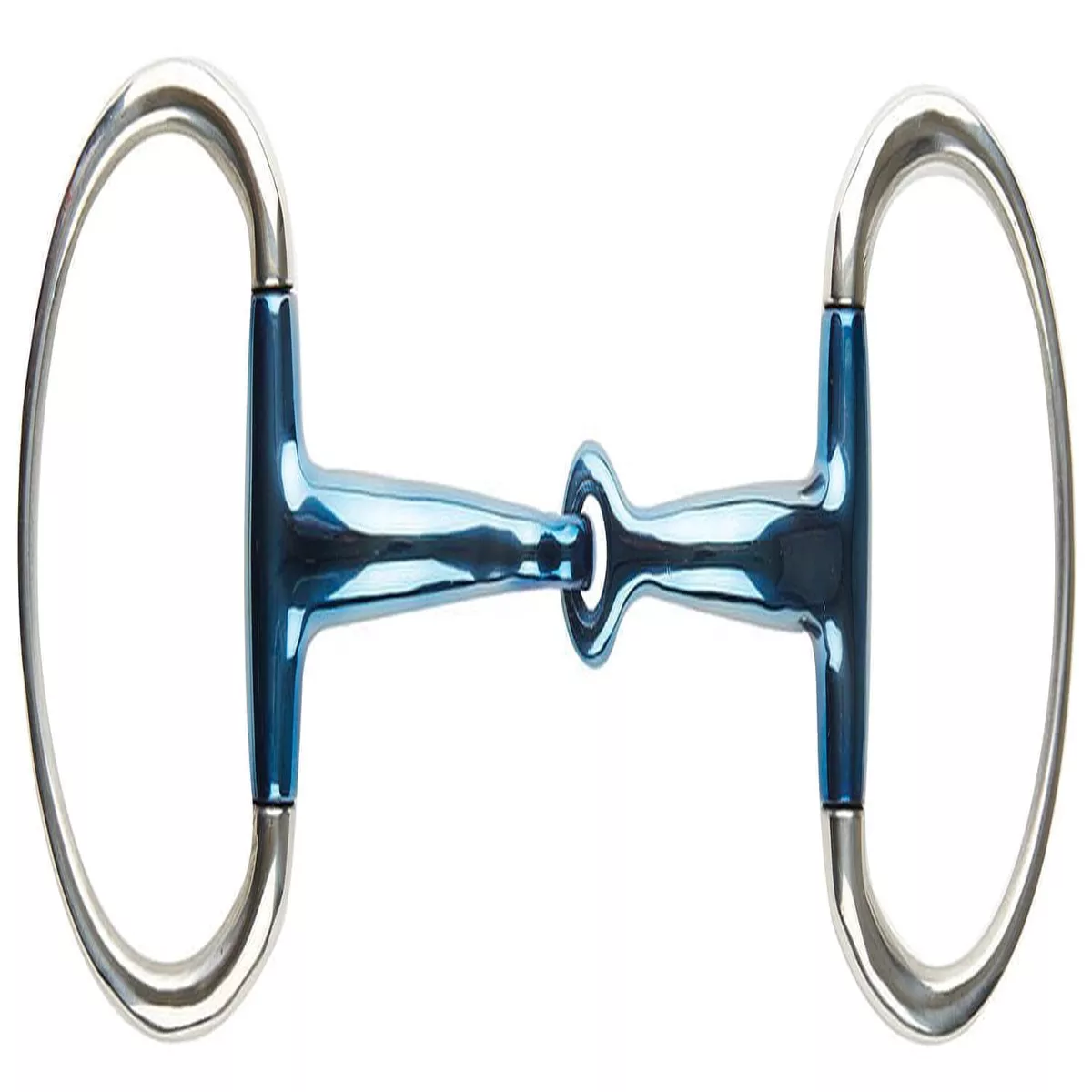 JP Korsteel Blue Steel Eggbutt Snaffle Bit