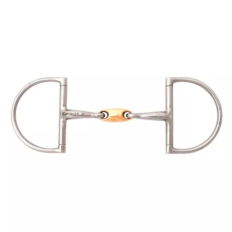 JP Korsteel Copper Link Hunter D-Ring Snaffle