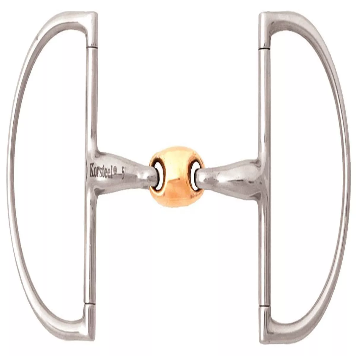 JP Korsteel Copper Link Hunter Dee Snaffle Bit