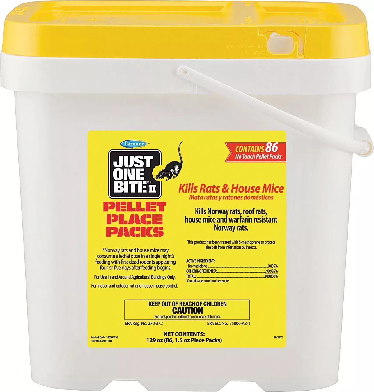Just One Bite Ii Pellets Place Packs Pail