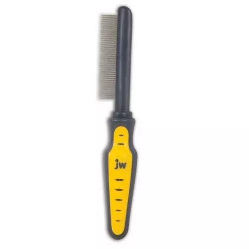 JW Pet, JW Pet GripSoft Cat Comb, Gray, Yellow, 1 Each/One Size