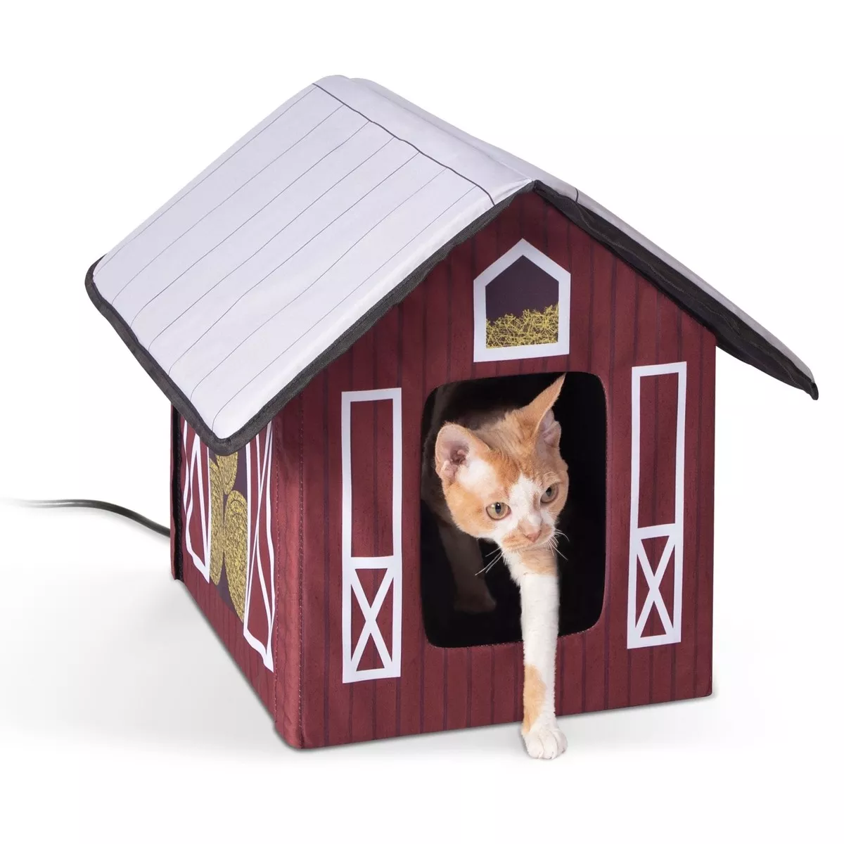 K&H Pet Products Outdoor Heated Kitty House Cat Shelter