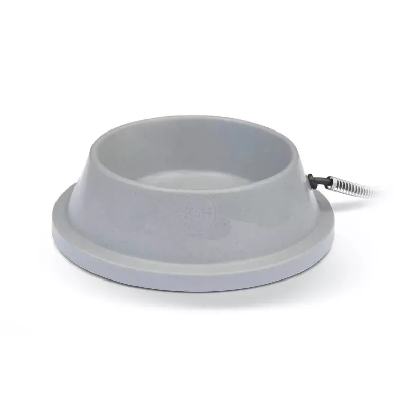 K&H Thermal-Bowl Outdoor Heated Cat & Dog Water Bowl, 32 oz Non-Freezing, BPA-Free, Energy-Efficient